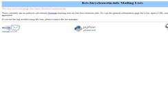 Desktop Screenshot of lists.bicycleaustin.info