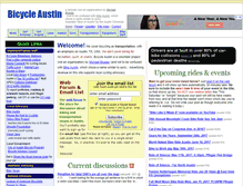 Tablet Screenshot of bicycleaustin.info